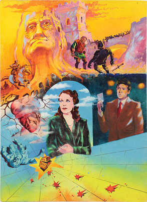 Богданов Михаил Борисович. Эскиз плаката к фильму «Ларец Марии Медичи»